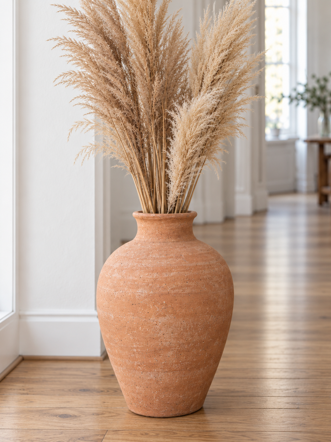 Bodenvase Tamo aus Terrakotta, 45 cm - Frontansicht